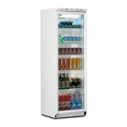 Vitrine réfrigérée professionnelle pour boissons et aliments - BEV PR ou PV - double vitrage anti-condensation - 4 grilles amovibles