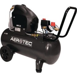 Compresseur Aerotec 310-50 FC - 280 l/min, 10 bar, 1,8 kW, 230 V, 50 Hz, 50 L - Lubrifié à l'huile