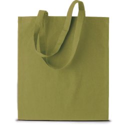Sac shopping en coton avec longues anses - Réf: KI0223 - Kimood - 130 g/m² - Taille unique - Couleur : Natural