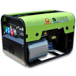 Groupe électrogène essence triphasé 11,1 kW AVR DE DPP prise CONN pour AMF/RSS S12000 - PRAMAC - PD123TH200H