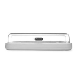 HENDI Vitrine réfrigérante UNIQ,  designed by Robert Bronwasser, GN 1/1, Blanc, 593x389x(H)147mm, Rectangulaire - plastique polypropylène 871911