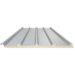 Panneau sandwich couverture aluminium/aluminium mousse PUR/PIR à destination des bâtiments en milieu agressif