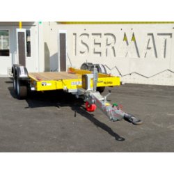 Remorque 2 essieux avec charge utile de 2,5 T, disponible en location