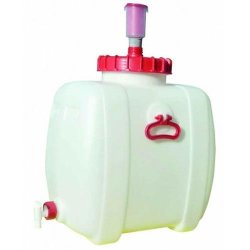 Tonnelet polyéthylène 150 litres - Finition viticole - Pour liquides alimentaires - CEMO - 9302