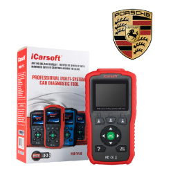 Valise diagnostic automobile iCarsoft POR V1.0 - Compatibilité Porsche, diagnostic complet et mises à jour illimitées