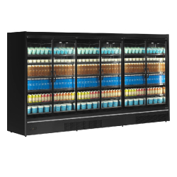 Vitrine réfrigérée pour supermarché MDCA3750HB L3830mm 55403 TEFCOLD