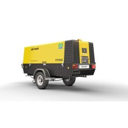 Compresseur portable robuste Compair C85-14 - C140-9 - Débit 8,6 à 13,3 m3/h - Pression 5 à 14 bar - Compair France