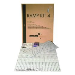 Kit rampe n°4 - 75 cm de large - hauteur 10.8 à 14.40 cm - Réf. ASCIER04