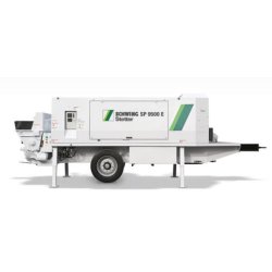 Pompe à béton stationnaire SP 9500 E - 94 m³/h - 243 bar - 240 kW - 12 tonnes