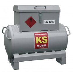 Station de ravitaillement essence KS MOBIL 90 litres ADR - Pompe Manuelle - CEMO - 8840