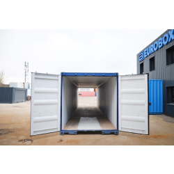 Container maritime 40 pieds - Double portes, acier Corten - 68 m³