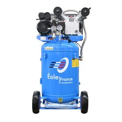 Compresseur à piston sur cuve verticale de 110 litres - 1,8 kW / 2.5 CV / 230 V
