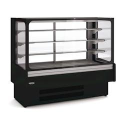 DOCRILUC Vitrine Refrigeree 3 Etageres Vitres Droites - 2 P. Coulissantes Vitrees +2+8 - 1300X 730X1379 - 230/1/50Hz VV-6-13-R - VV-6-13-R