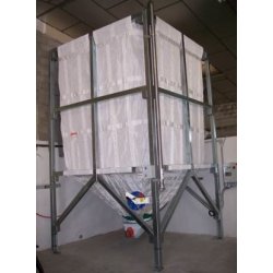 Silo en tissu Trevira Haute Ténacité - stockage de produits en poudre - sur mesure