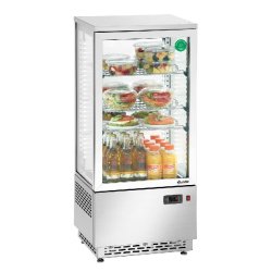 Mini-vitrine réfrigérée 78L, inox A2CH 700478G Bartscher
