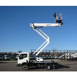 Camion nacelle Snake 2010 - 20 m - 10 m de déport - Nissan Cabstar 120 cv - Catégorie 3.5T