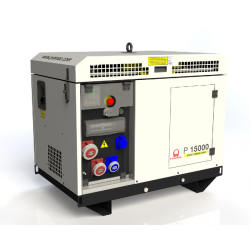 Groupe électrogène essence triphasé 11 kW AVR+DE P15000 - PRAMAC - PF153THBZ08