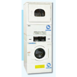 Lave-linge suspendu - Gamme WD 8 - Ensemble colonne avec laveuse essoreuse DA 8 et séchoir rotatif TD8