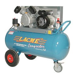Compresseur à pistons et courroies 100L - 17 m³/h - Outil pneumatique