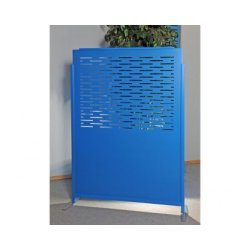 Decor 2 - Cloisons amovibles ajourées - montant hêtre - panneau MDF perforé tous coloris RAL