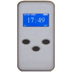 XPocket - Pointeuse badgeuse ergonomique, résistante et compacte avec Bluetooth/USB et mémoire 16 000 transactions