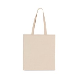 Sac shopping en coton 130 g/m² avec longues anses - Kimood - Réf: KI3223