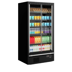 Vitrine réfrigérée pour supermarché Galaxy+ GP10FGD Black L1018mm 43813 TEFCOLD