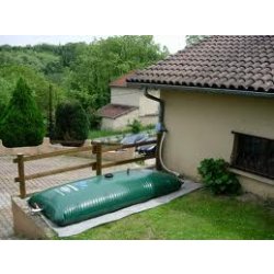 Citerne souple 5000 L Labaronne Citaf - Récupération d'eau de pluie - Fabrication française - Déplaçable et résistante
