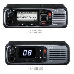 Mobile radio numérique professionnel PMR avec menu intuitif, ergonomique et personnalisable- série IC-F5400D / DP