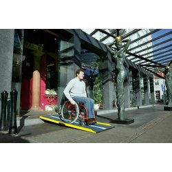 Rampe d'accès pliable Lite STEPLESS - fibre de verre et carbone - 70 cm - 300 kg