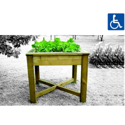 Table potagère en bois