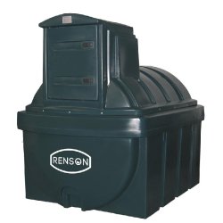 Cuve de stockage fuel fixe 2500L PEHD RENSON - Double parois, anti-UV, jauge graduée