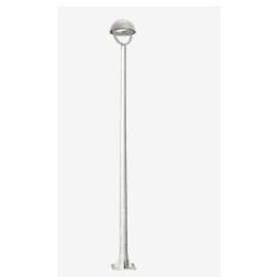 Mât d'éclairage public cylindro-conique ICAP en acier S-235-JR galvanisé à chaud - coloris en option