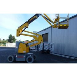 Nacelle articulée électrique AE1212 - Hauteur de travail 12m - Haulotte HA12IP - 344h d'utilisation