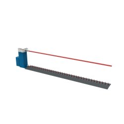 Herse automatique en saillie jusqu'à 4,5 m - obstacle escamotable de sécurité - LBA H10