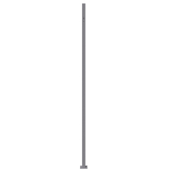Mât d'éclairage public Savoie - acier galvanisé - norme EN40 - lanternes top ou consoles doubles/triples avec ornement aluminium thermolaqué polyester