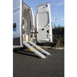 Rampes d'accès amovibles téléscopiques en aluminium pour véhicules - RMPACCALU-ID04/TL