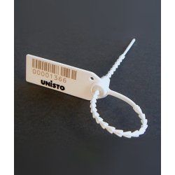 Scellé de sécurité Unisto Siris LT - indicateur de fraude - longueur réglable - Polyamide ou Polypropylène