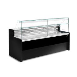 Vitrine presentation longueur 2000 mm froid statique +4/+6°c - ZMI200