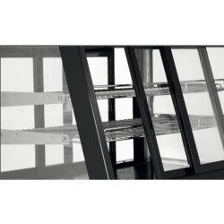 Vitrine réfrigérée Bartscher Deli-Cool II D - 120 litres - double vitrage - portes coulissantes 2 faces - 710x570x690(h)mm
