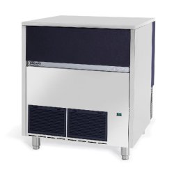 BREMA - Machine à glace grains 153 kg/24h, réserve 55, condenseur air - GB 1555 A-HC - argenté Acier inoxydable 18/8 127237