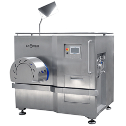 Hachoir à viande professionnel WW 280 Ekomex - coupe UNGER 5 éléments - trémie 450L - moteur 90 kW