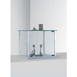 Petite vitrine d'exposition 6-TVVA - Verre trempé, serrure, design moderne