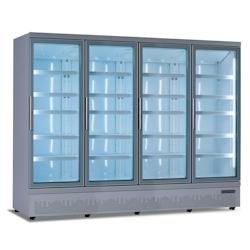 VISIOGLASS 4P POS GRIS/BLANC -  Vitrines libre service réfrigérées à groupe logé - LMC EUROCOLD - 4035060 - multicolore 3701425107066