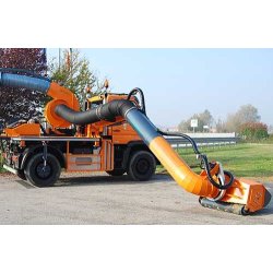 Cyclone UC - Broyeur d'accotement aspirant Hymach - 6/8 m - Débroussailleuse oléohydraulique