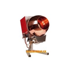 Pralinière à gaz professionnelle - Cuve en cuivre - 2 à 8 kg - 67x55x74 cm - 220 V 50/60 Hz