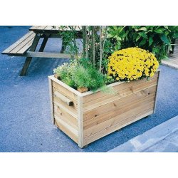 Jardinière en bois - Bac de jardin en pin traité autoclave, garanti 10 ans - Plusieurs dimensions disponibles