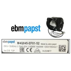 Ventilateur centrifuge simple double ouie ebmpapst