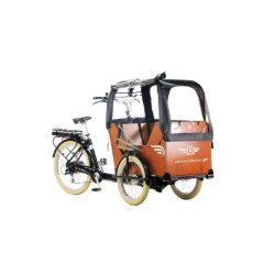Triporteur électrique Smiley GWA - Amsterdam Air - 4 enfants - Shimano 7 vitesses