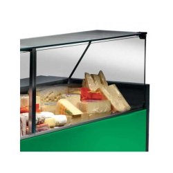 Vitrine canalisable - Froid ventilé, Acier inox - Référence: ONYX 90-2500-N/VD